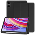 Evelatus Tri-Fold Stylus-teline Suojakotelo Samsung Galaxy Tab A8 10.5'' (2021) X200 / X205 / X207 Musta