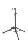 K&M 149/2 Pied de Ténor Noir - Pieds pliables - Hauteur jusqu'à 105 cm - convient pour baryton et cor alto