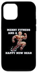 iPhone 12/12 Pro Merry Fitness Happy New Rear Workout Christmas Cookie Case