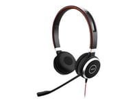 Jabra Evolve 40 MS Stereo, Langallinen, Toimisto/puhelukeskus, 171 g, Kuulokkeet, Musta