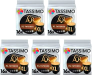 TASSIMO L'OR XL Intense Coffee Pods 5 Pack (80 Drinks)