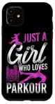 iPhone 11 Parkour Free Running Traceur Girl Vintage Just A Girl Who Case