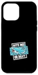 Coque pour iPhone 12 Pro Max Mordez-moi ou ne martelez pas un requin amateur de baleines blanches