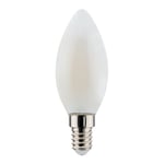 Oiva LED-pære E14 Mignon 2,2W/830 250lm Opal