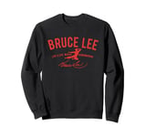 Bruce Lee Red Live A Life Worth Remembering Sweatshirt