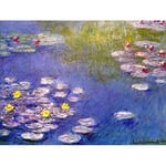 Wee Blue Coo Claude Monet Nympheas at Giverny Old Master Painting Wall Art Print Mur Décor 30 x 41 cm