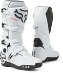 Fox Racing Mixte Motion Bottes de Motocross, Blanc, 9.5