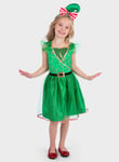 Tu Green Christmas Elf Fancy Dress Costume 3-4 Years