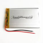 Yunique France 1 Pièce 3.7v 4000mah Batterie Lipo Plate Pour Pda Gps Dvd Tablet Pc