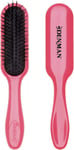 Denman Tangle Tamer Mini (Pink) Detangling Brush For Curly Hair And Pink 