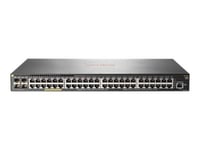 Hpe Aruba 2930F 48G Poe+ 4Sfp - Switch - L3 - Styrt - 48 X 10/100/1000 (Poe+) + 4 X Gigabit Sfp (Opplink) - Rackmonterbar - Poe+ (370 W)