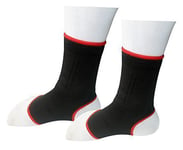 Thai Boxing Anklets/ Ankle Supports - Black/Red - JUNIOR