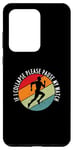 Coque pour Galaxy S20 Ultra Si je m'effondre, veuillez suspendre ma montre Funny Running Marathon