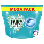 Fairy Non Bio PODS Washing Liquid Capsules, For Sensitive Skin, 70 Washes