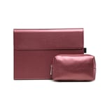 (7 PlusRed 2 s-laukulla) Flip Cover -nahkakotelo Microsoft Surface Prolle 6 5 4 3 7 Plus X Tablet Sleeve For Surface Go 1 2 Pouch Case Teline Vedenpitävä