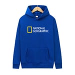 (27-XL）Syksyn ja talven merkki National Geographic -lehden miesten/miesten urheiluvaatehuppari +