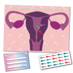 Baby Shower Game - The Great Sperm Race Game, Winner Prize - 20 Player