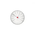 Arne Jacobsen Clocks Bankers Barometer Ø12 cm vit/svart/röd