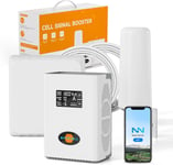 Amplificateur 5G 4G LTE 3G GSM sur la Bande 1, 3, 7 et 8 pour la Maison, pour Orange SFR Free Bouygues Télécom et Plus, Amplificateur Reseau Mobile avec Antenne Omnidirectionnelle