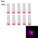 T5 LED-lampor Instrumentbräda ljus ROSA 10ST 10ST Rosa- Perfet Pink 10Pcs-10Pcs