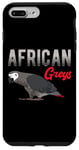 Coque pour iPhone 7 Plus/8 Plus Gris africain - Amoureux des oiseaux - Perroquet gris africain exotique