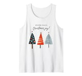 Winter Magic Christmas Joy Boho Xmas Christmas Tree Tank Top