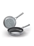 Ninja Zerostick Stainless Steel 2-Piece Frying Pan Set (20Cm/26Cm) - C62100Uk