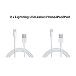 2st Usb Laddare Iphone 7 Plus/7/6s Plus/6s/6/5s/5/5c Ipad Mini/a