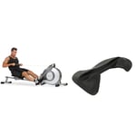 Sunny Health and Fitness Magnetic Rowing Machine, Folding Rower SF-RW5515 and Cobra Barbell Neck & Shoulder Bar Support Protective Pad