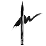 NYX Professional Makeup Eyeliner Feutre Epic Ink Liner, Waterproof, Formule Vegan, Teinte : Brown (02)