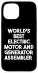 iPhone 15 World's Best Electric Motor And Generator Assembler Case