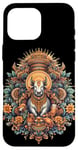 Coque pour iPhone 16 Pro Max Vache indienne Sacred Nandi