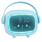 Ayybboo Réveil Numérique pour Enfants pour Filles Garçons,Réveil Numérique Angel Réveil avec Lumières et Fonction Snooze (Bleu)