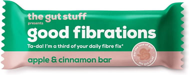 Good Fibrations – High Fibre Healthy Snack Bars – Apple & Cinnamon Flavour – 12