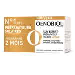 OENOBIOL SUN EXPERT Préparateur Solaire Anti-Âge - Efficacité prouvée Protection cellulaire renforcée Favorise un hâle intense, éclatant Complément Alimentaire 2x30 capsules 2 mois Capsule(S) 30x2 pc(s)