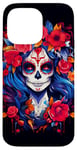 Coque pour iPhone 14 Pro Max Dia De Los Muertos Masque La Catrina