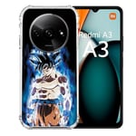 Cokitec Coque Renforcée pour Xiaomi Redmi A3 Manga Dragon Ball Sangoku Noir