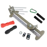 Kstyhome Paracord Bracelet Jig Kit Paracord Tool Kit Weaving DIY Maker Tool avec No Slip Rubber Feet De 4 Pouces à 13 Pouces de Long