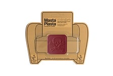 MastaPlasta Self-Adhesive Premium Leather Repair Patch - Red Pirate 5cm x 5cm (2in x 2in). First-Aid for Sofas, Car Seats, Handbags, Jackets