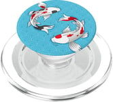 Japanese Koi Fish Fall Winter Phone PopSockets PopGrip for MagSafe