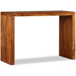 Design In - Table console,Table d'appoint,Bout de canapé Bois massif avec finition miel 110x40x76 cm CFW603471