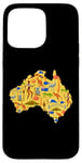 iPhone 15 Pro Max Australia Down Under Culture Australian Flag Map Gift Case