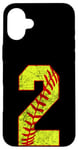 Coque pour iPhone 16 Plus Softball #2 Fast Pitch Love Softball Joueur préféré de la maman