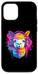 Coque pour iPhone 12/12 Pro Alpaca DJ Dance Club Artwork Techno Music Casque House