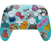 Powera Enhanced Wireless Controller for Nintendo Switch - Fortnite Sticker Mania