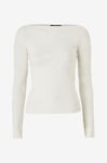 Gina Tricot - Topp Boatneck Top - Vit