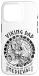 iPhone 16 Pro Funny Viking Dad Medieval Lawn Mower Lawnmower Father Figure Case