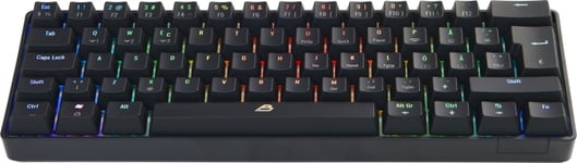 Blackstorm RGB Mech 2 Dual Mode 60% tangentbord för gaming, hot swap Outemu Red-brytare, svart