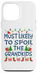 Coque pour iPhone 13 Pro Max Noël risque de gâter la grand-mère Gram des petits-enfants