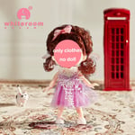 New 16 Cm BJD Mini Doll 13 Movable Joint Girl Baby 3D Big Eyes Beautiful DIY